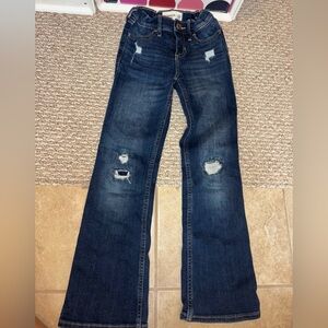 Abercrombie Kids Blue Distressed Jeans Girls